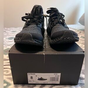 Men’s Adidas Ultra Boost ULTRA4D - Black/Purple. Size 8
